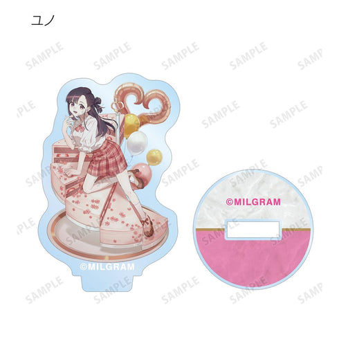 『MILGRAM -ミルグラム-』描き下ろし バースデーver.&休息中ver. トレーディングミニアクリルスタンド(単位/BOX)【202510再販】
